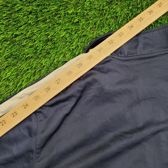 NIKE Chest Swoosh Track Jacket Large 24x26 Baggy White Trim - Picture 3 of 13